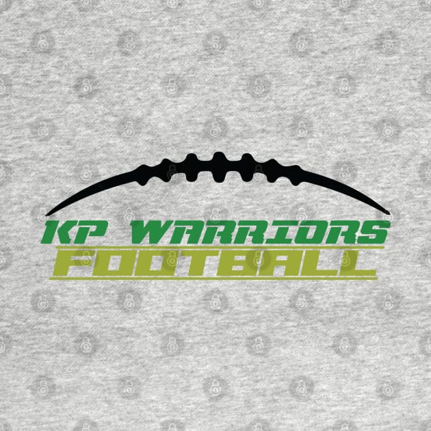 KP Warriors Football laces by ArmChairQBGraphics